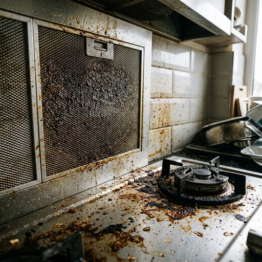 Kitchen Before Cleaning